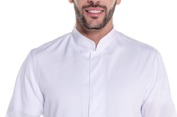 Jaleco Girassol Masculino City Stretch - Branco - Image 5