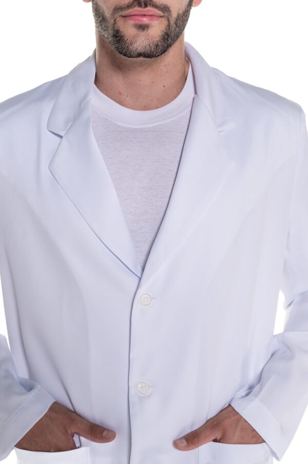 Jaleco Antúrio Masculino - Branco - Image 5
