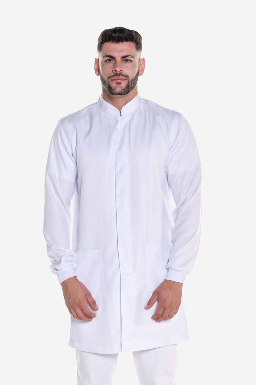 Jaleco Masculino Girassol Bi Stretch Branco