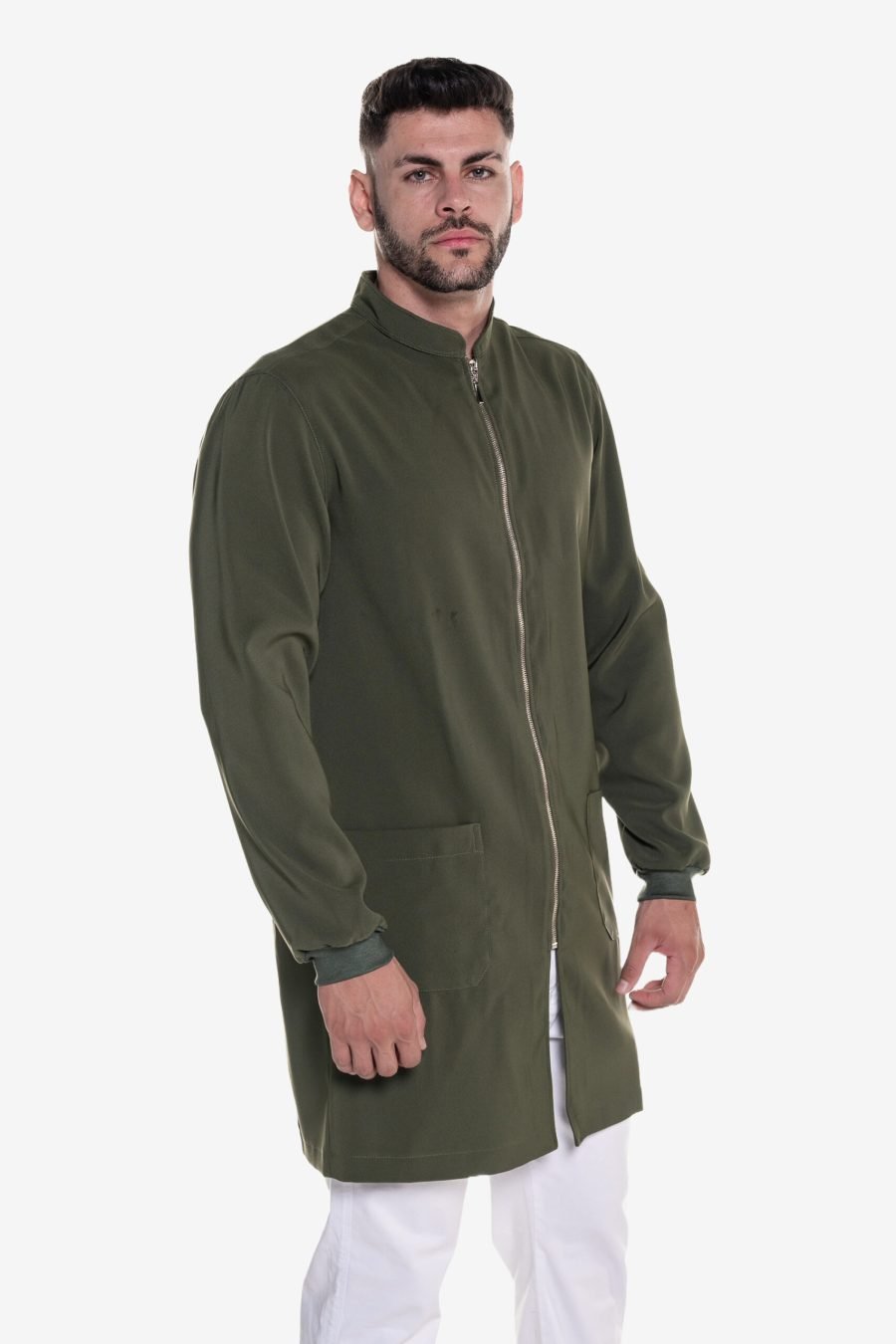 girassol ziper militar