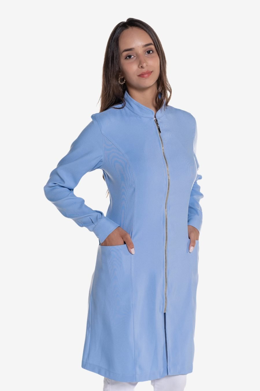 violeta ziper azul
